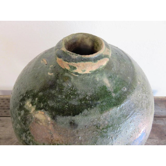 16th Century Antique Spanish Terra Cotta Botija From Perulera, 16th Century For Sale - Image 5 of 7