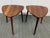 Brown Kipp Stewart for Winchendon Furniture Guitar Pick Side Tables, Pair For Sale - Image 8 of 12