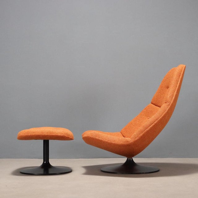 Set of F588 Chair with Ottoman by Geoffrey Harcourt for Artifort For Sale - Image 3 of 15