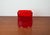 Red Mid-Century Modern Scandinavian Glass Vase, 1960s For Sale - Image 8 of 16