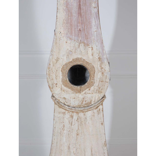 Rare 1820s Swedish Mora Clock with Original Paint and Mechanism For Sale - Image 11 of 16