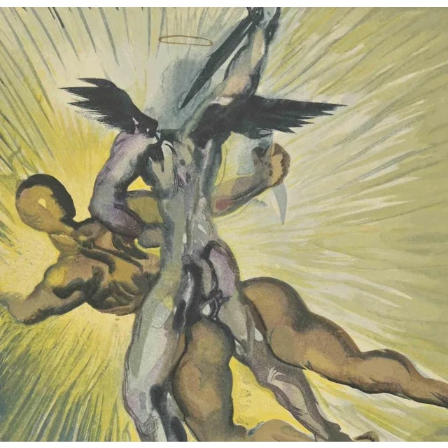 Modern Salvador Dalí, The Guardian Angels of the Valley, Woodcut, 1963 For Sale - Image 3 of 4