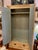 Wood Antique Rustic Painted Wardrobe For Sale - Image 7 of 7
