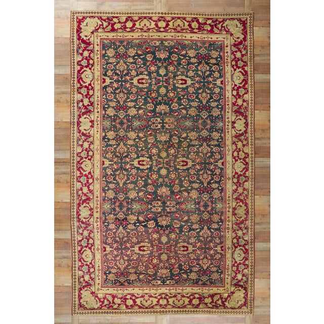 Antique Indian Agra Rug, 08’10 X 14’08 For Sale - Image 12 of 12
