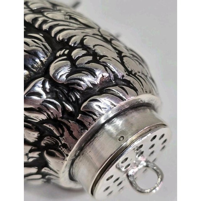 Antique Early 20th Century Continental Silver Bird Model For Sale - Image 15 of 17