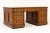 Large Antique English Oak Partners Desk, 1800s For Sale - Image 9 of 10
