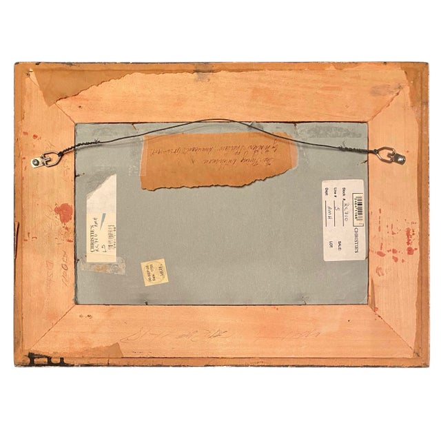 The Flying Dutchman by Walter Shirlaw Oil Painting in Silvered Frame Ex- Christie’s For Sale - Image 4 of 4