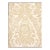 Sample - The House of Scalamandre Luciana Damask Print Wallcovering, Sand For Sale