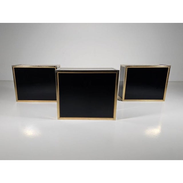 Black Lacquered Sideboard by Renato Zevi, 1970 For Sale - Image 12 of 14