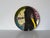 1980s Lois Barton Hand-Painted Modernist Figurative Art Ceramic Plate For Sale In Miami - Image 6 of 12