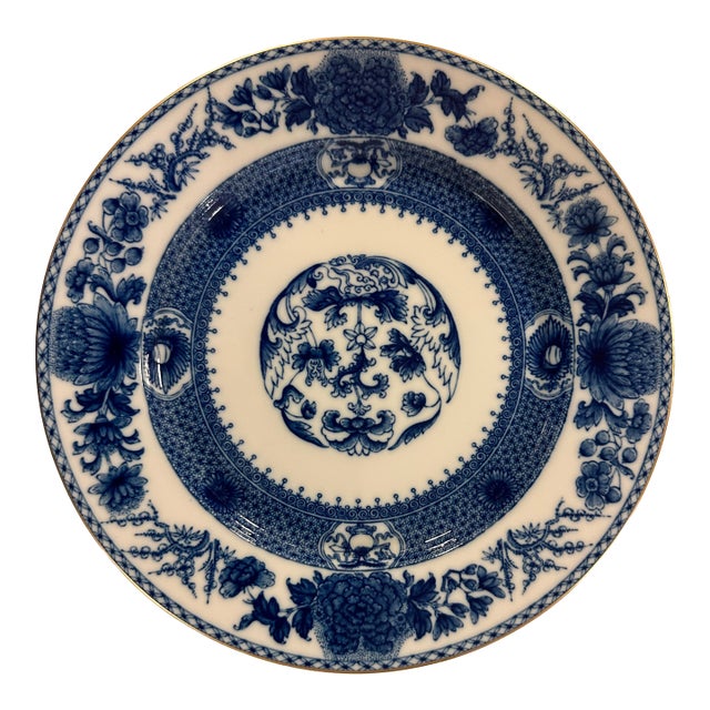 Five 18th Century Mottahedeh Imperial Blue Dessert Plates - Buy Individual Plates @ $75 For Sale