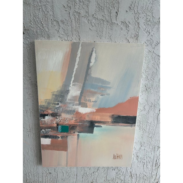 Beautiful abstract canvases by Lee Reynolds have a contemporary style that can work in most modern interiors. Dimensions...