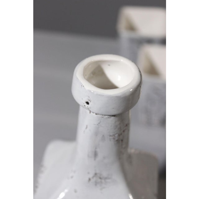 Black Mid-Century Ceramic Whisky Serving Set from Vallauris, Set of 7 For Sale - Image 8 of 18