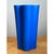 Blue Vintage Blue Fluted Ceramic Vase For Sale - Image 8 of 12