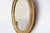 Wood Oval Giltwood Mirror with Rococo-Style Floral Crest, 1950s For Sale - Image 7 of 11