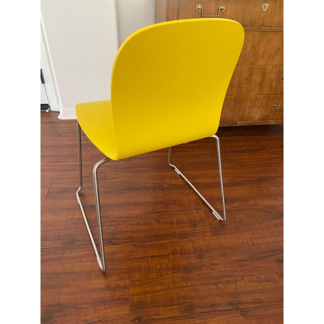 Cappellini Yellow Cappellini Tate Chair by Jasper Morrison For Sale - Image 4 of 12