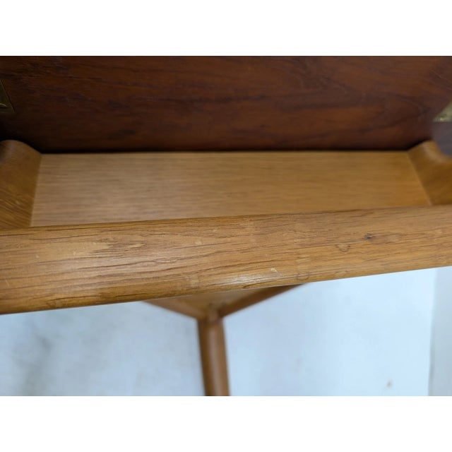 1950s Authentic Hans Wegner Valet Chair Jh540 Johannes Hansen Teak/Oak Stamped - MCM For Sale - Image 14 of 18