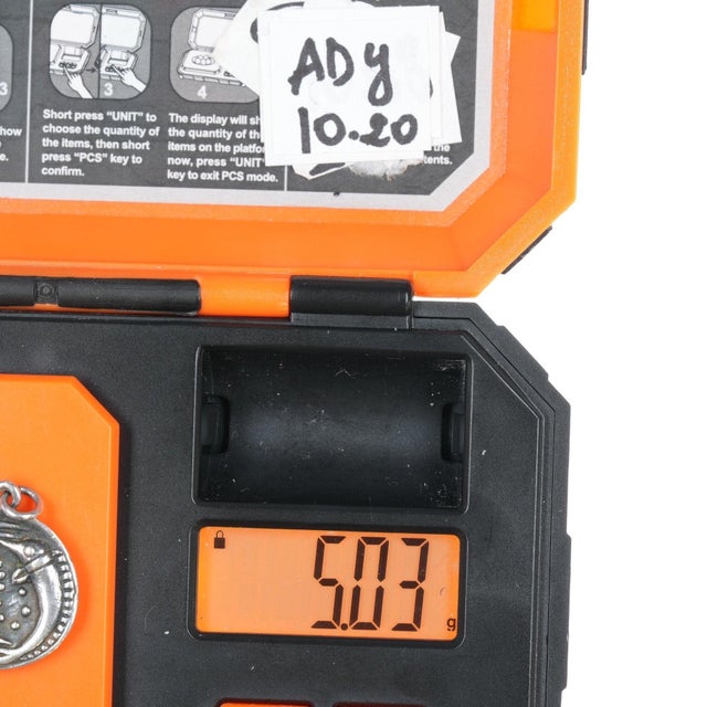 Metal James Avery Retired Zodiac large Charm/Pendant (Pisces) in sterling For Sale - Image 7 of 7