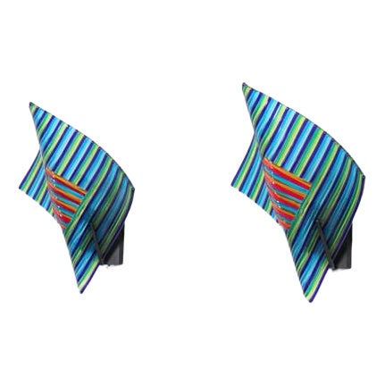 Murano Glass Sconces from Studio Italia, Set of 2 For Sale
