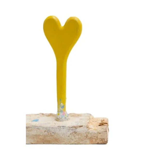 Petite Yellow Hearts Lollipop Size Strand For Sale - Image 10 of 10