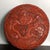 Chinoiserie Carved Cinnabar Lacquer Round Lidded Box, Dragon & Cloud Chinoiserie Decorative Box For Sale - Image 3 of 9