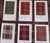This vintage mid 20th century set of fifteen (15) lithographs (offset) depict Scottish tartan plaids. On the verso...