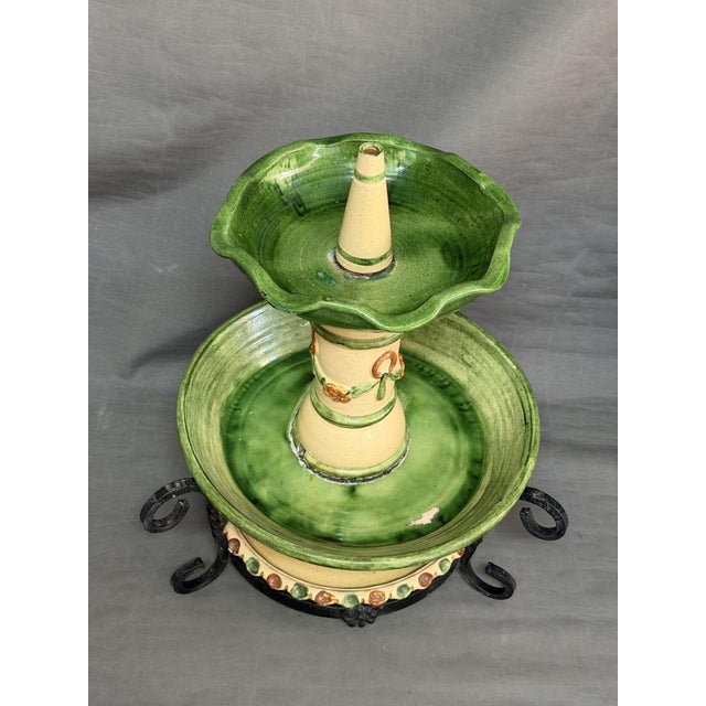 Ceramic Fountain from Hermanos Morillo, 1970s, Set of 3 For Sale - Image 6 of 11