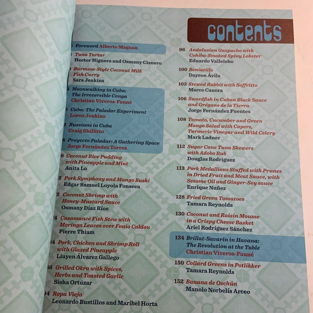 Figurative 2013 Ten Dinners in Havana Book For Sale - Image 3 of 13