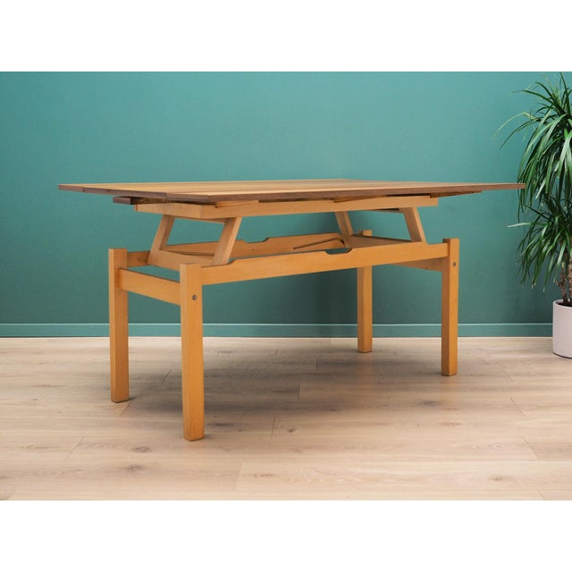 Danish Beech Table from OFM, 1980s For Sale - Image 6 of 11