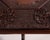 Anglo Indian Intricately Carved Teak Folding Campaign Table Octagon Top For Sale - Image 14 of 17