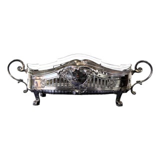 Silver-Tin Jardiniere attributed to Quist, Germany, 1890s For Sale