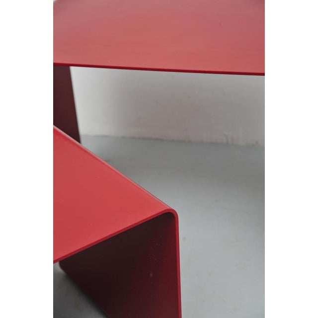 Red Coffee Tables by Dieter Rams and Thomas Merkel, 2001, Set of 2 For Sale - Image 8 of 18