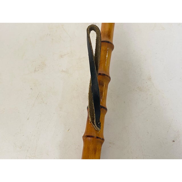 Faux Bamboo Shoe Horn with Metal and Brass Ornaments, France, 1970s For Sale - Image 4 of 9