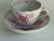 Neuer Auschnitt Coffee Cup and Saucer with Purple Indian Painting and Gilt Rim from Meissen, 1990s, Set of 2 For Sale - Image 4 of 9