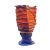 Clear Orange, Matt Orange, Matt Blue Pompitu II Extracolor Vase by Gaetano Pesce for Fish Design For Sale