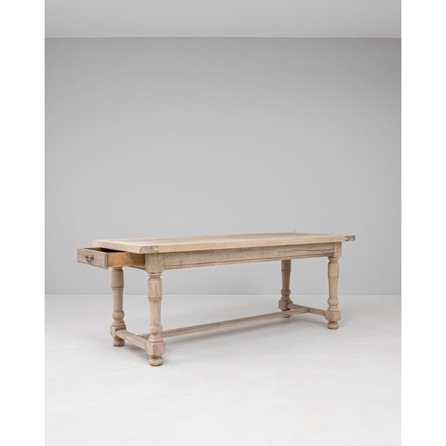 French Provincial 20th Century French Oak Dining Table For Sale - Image 3 of 18