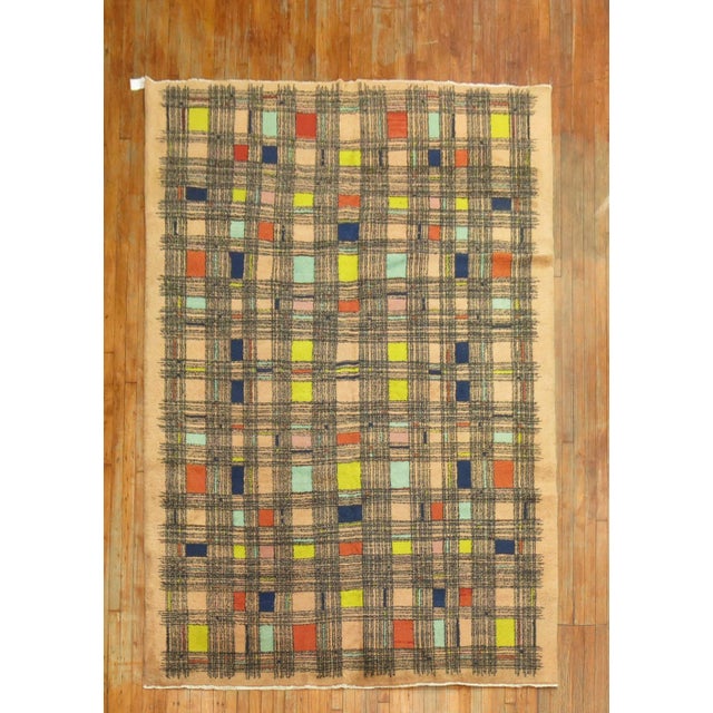 Textile Vintage Zeki Muren Pile Rug - 6'10" X 10' For Sale - Image 7 of 8