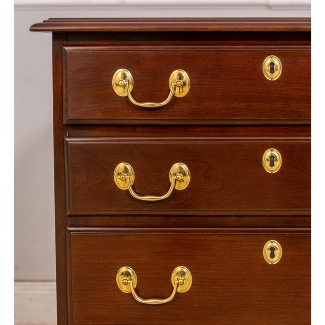 Wood 1970s Harden Cherry 4 Drawer Chest Nightstand For Sale - Image 7 of 16