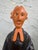 Brown Vintage Italian Hand-Carved Wood Scholar/Lawyer Figure Sculpture by Romer For Sale - Image 8 of 12