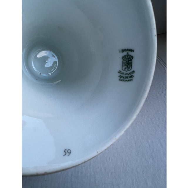 Ceramic Vintage Bavaria Cake Stand/Pedestal Serving Plate For Sale - Image 7 of 8