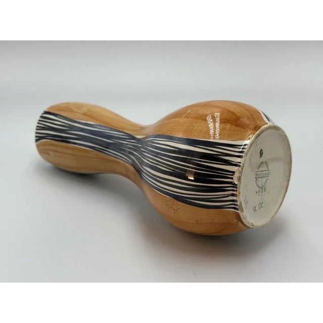 Mid-Century No 244 Faience Vase by Wit Płażewski, 1960s For Sale - Image 6 of 10