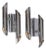 Gianni Celada Fontana Arte Chrome Sconces For Sale