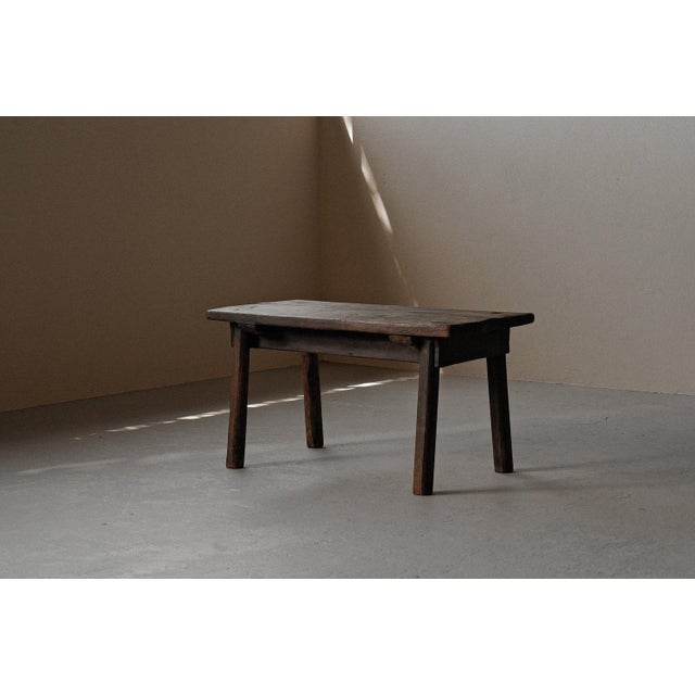 Folk Art Rustic Farmhouse Dining Table, France, 1950s For Sale - Image 6 of 14