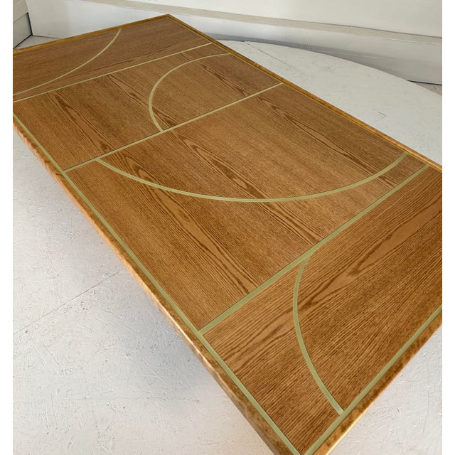 Wood Monumental Custom Coffee Table by Aaron Saxton For Sale - Image 7 of 10