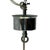 Plastic Vintage Space Age Italian Pendant Lamp in White Acrylic, 1970s For Sale - Image 7 of 11
