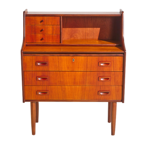 Vintage Teak Bureau Desk, 1960s