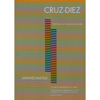 2002 Carlos Cruz-Diez Lavignes Bastille Gallery Poster For Sale