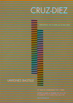 2002 Carlos Cruz-Diez Lavignes Bastille Gallery Poster