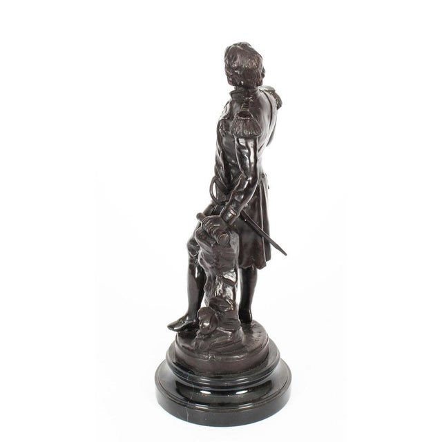 Metal Vintage Bronze Sculpture of Nelson, 20th Century For Sale - Image 7 of 15