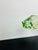 Green Green Uranium Art Glass Vase with Hand-Engraved Floral Décor from Moser Karlsbad, Czechoslovakia, 1920s For Sale - Image 8 of 10